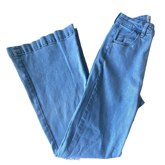 Rolla’s Jeans EASTCOAST FLARE High Rise Flare Light Blue Wash Size 25 Aussie 7 - Picture 4 of 15